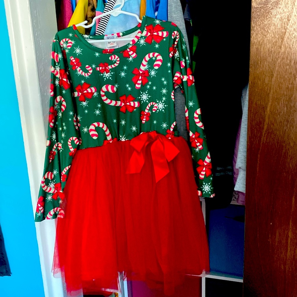 Candycane dress.